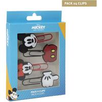 CLIPS PACK X4 MICKEY MULTICOLOR