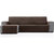 CHAISE LONGUE XL PETRA IZQ MARRON