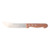 STUBAI Abhäutemesser mit Holzgriff | 150 mm | Hautmesser aus Edelstahl, rostfrei, spülmaschinenfest