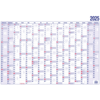 Wandplaner A4 16 Monate Kalendarium 2025