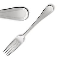 Elia Reed Dessert Fork 185Lmm Stainless Steel Kitchen Cutlery Tableware 12pc