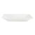 Olympia Whiteware Plates in White Porcelain - Square Wide Rim - 250mm Pack of 6