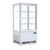 Commercial Polar Chilled Display Cabinet White 68 Ltr Hinged