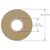 Warnschild, 25 mm, Warnung Schnittverletzung, Polyethylen, 1.000 Warnaufkleber
