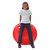 GYMNIC Gymnastikball Sitzball Yogaball Bürostuhl Büroball Fitnessball 85 cm ROT, rot