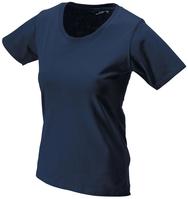 Damen-T-Shirt Basic-T, tailliert, Gr. 2XL,navy