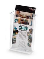 Deflecto DL Clear Flat Back Literature Holder DE76001