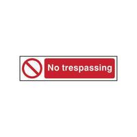 No Trespassing Sign