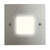 LED Wandeinbauleuchte für Schalterdosen, IP20, Edelstahl, 1W 2900K-3100K 14lm