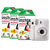 Instax Mini 12 Instant Camera with 60 Shot Film Pack - Clay White