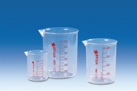10ml Griffin beakers PMP with printed red scale