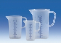 50ml Graduated jugs PP moulded blue graduations