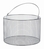 120mm Wire baskets with handle round stainless steel
