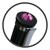 Golyóstoll ART CRYSTELLA Rimini fekete rózsaszín SWAROVSKI® kristállyal töltve 0,7mm kék