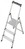 KRAU SOLIDY Alu-Leiter 3 Stufen 126214 126214