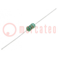Inductor: axial; THT; 10000uH; 50mA; 74Ω; Ø5x14mm
