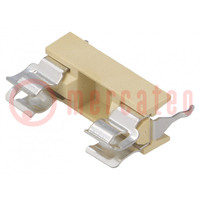 Fuse holder; cylindrical fuses; THT; 5x20mm; -30÷85°C; 6.3A; 5mΩ