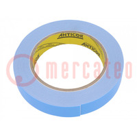 Tape: fixing; W: 19mm; L: 5m; Thk: 1.1mm; double-sided; white