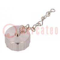 Protection cover; chain; internal thread; Mat: metal