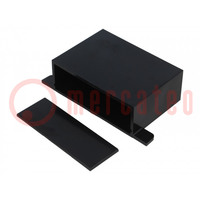 Enclosure: with panel; with fixing lugs; X: 70mm; Y: 50mm; Z: 25mm