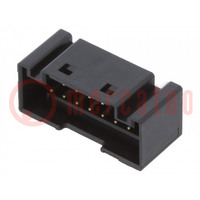 Connector: wire-board; socket; male; PIN: 16; DF51K; Pitch: 2mm; THT