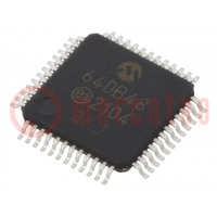IC: AVR microcontroller; TQFP48; Ext.inter: 41; Cmp: 3; AVR64; 0.5mm