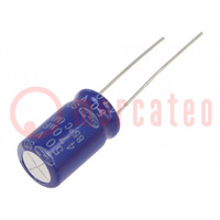 Kondensator: elektrolytisch; THT; 470uF; 50VDC; Ø10x16mm; ±20%