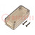 Enclosure: for USB; X: 25mm; Y: 50mm; Z: 15.5mm; ABS