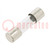 Fuse: fuse; time-lag; 5A; 250VAC; cylindrical,glass; 5x20mm; brass