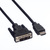 VALUE Kabel DVI (18+1) ST - HDMI ST, schwarz, 5 m