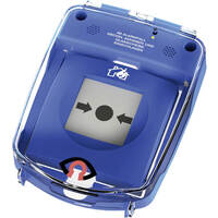 E-Cover, Abdeckung für Handauslösetaster, inkl. Befestigungsmaterial, 13,8 x 13, Version: 02 - Farbe: blau