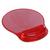 Logo Podkładka pod mysz żelowa, czerwona, EOL