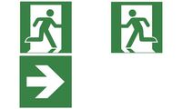 EXACOMPTA Hinweisschild "Evakuierung rechts" (8702987)