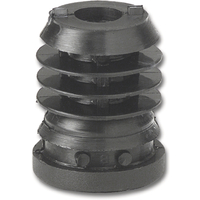 Produktbild zu Tappi tubo per livellatore con filetto in acciaio, M10x30, plast.nera