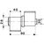 Skizze zu Anschweißband 2-teilig I-Lappen 404C, Bandh. 90 mm, ø 28 mm, Stahl blank