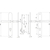 Skizze zu Grundmann bizonsági kilincsgarnitúra ELEGANT, PZ88, krómozott sárgarézből