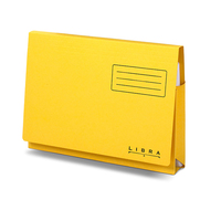 Libra Ultra Pocket Folder Yellow Pack of 25