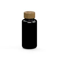 Artikelbild Drink bottle "Natural" clear-transparent, 0.7 l, black