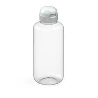 Artikelbild Trinkflasche "Sports", 1,0 l, transparent/weiß