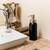 Imagebild Aluminium soap dispenser "Superior, black/silver