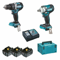 COMBO DHP484Z + DTW300Z BL 18V LXT 5AH 3 BAT. MAKPAC DE MARQUE MAKITA DLX2359TJ1