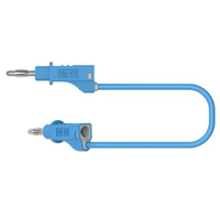 ELECTRO PJP 2117-CD1-200BL - CABLE DE MEDICIÓN (CONECTOR BANANA, 2,00 M, 1 UNIDAD), COLOR AZUL