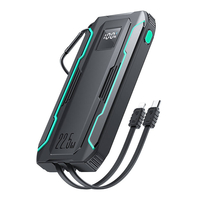 JOYROOM JR-L017 BATTERIE EXTERNE 22,5 W 10 000 MAH AVEC DEUX CÂBLES NOIR