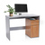 * Schreibtisch / Computertisch BASIX 105x50 cm grauweiß / buche hell hjh OFFICE
