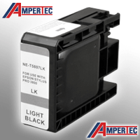 Ampertec Tinte ersetzt Epson C13T580700 grau