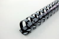 Plastikbinderücken CombBind, A4, PVC, 19 mm, 100 Stück, schwarz