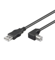 Goobay 5m USB 2.0 A/B cable USB USB A Negro
