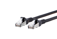 METZ CONNECT Cat6A, 5m hálózati kábel Fekete
