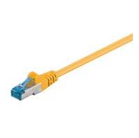 Microconnect 0.25m Cat6a networking cable Yellow S/FTP (S-STP)
