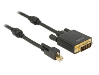 DeLOCK 83725 video kabel adapter 1 m Mini DisplayPort DVI-D Zwart